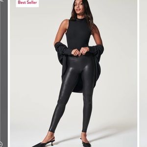 SOLD Spanx Faux leather leggings
